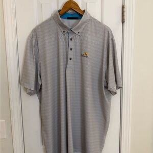 Greyson Clothiers Golf Polo Men’s XXL Galloway National GC Zig Zag Pattern